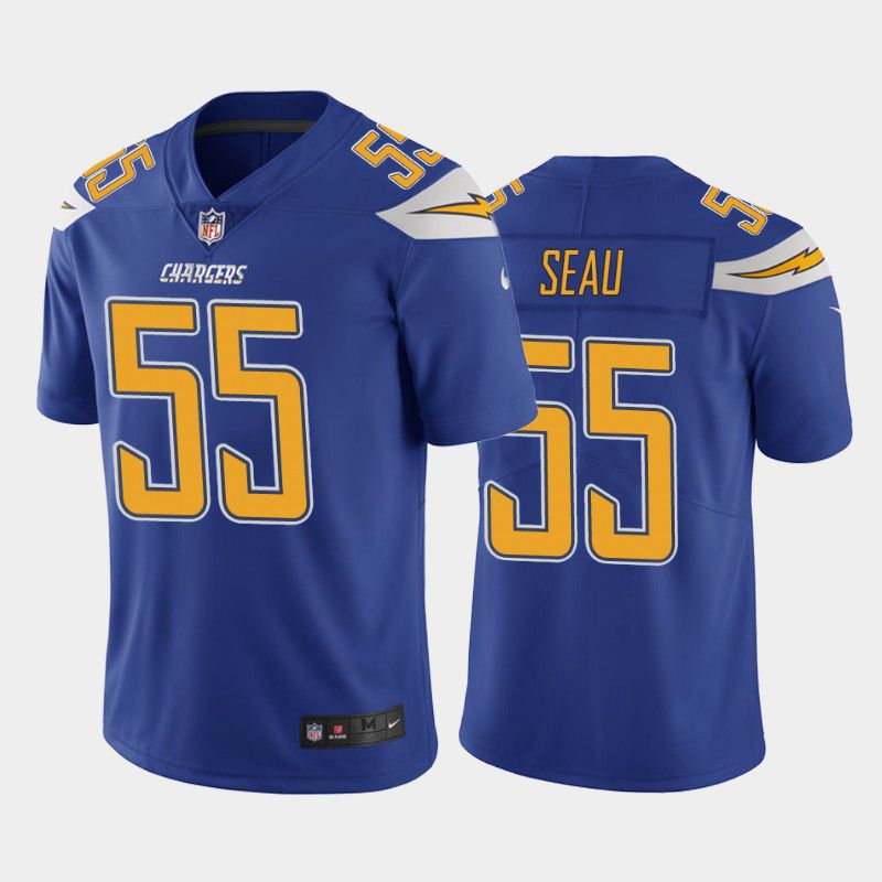 Men Los Angeles Chargers #55 Junior Seau Nike Royal Player Limited NFL Jersey->los angeles chargers->NFL Jersey